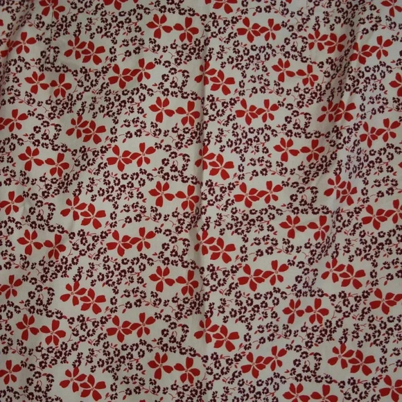 Gap Floral Mini Skirt Size 4 Side Zipper Front Pockets - Picture 10 of 12